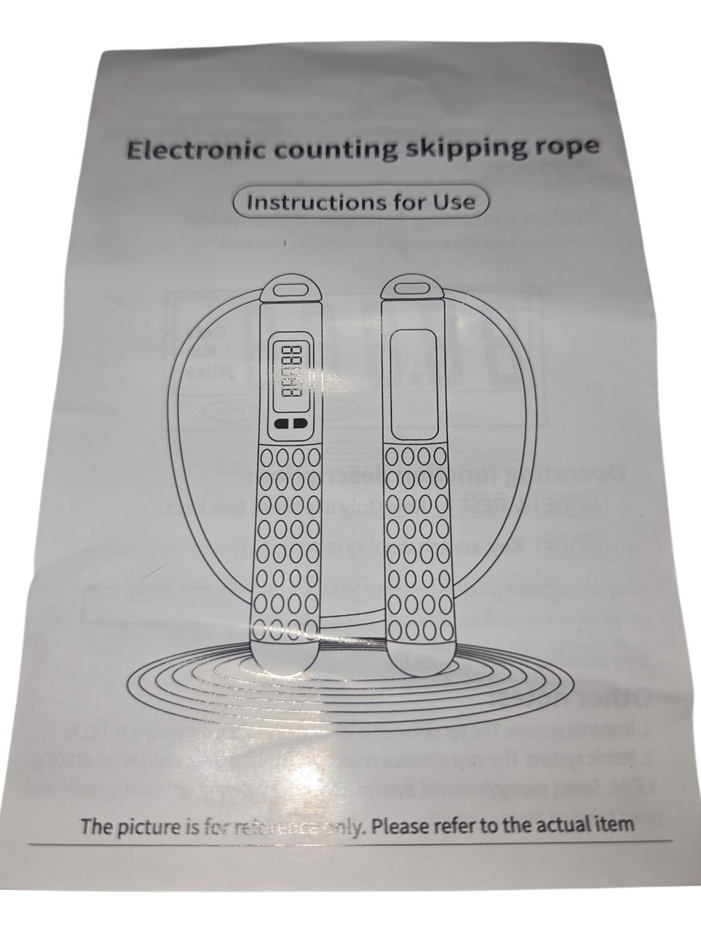 Gravity Jump Rope With Electronic Counter - Picture 2 of 4